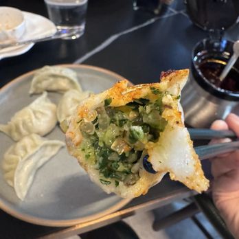 Tipsy dumpling - Filling inside vegetable dumplings - Cocktail Bars Near Me - Greenbrae, California Tipsy dumpling - Filling inside vegetable dumplings - Cocktail Bars Near Me - Greenbrae, California