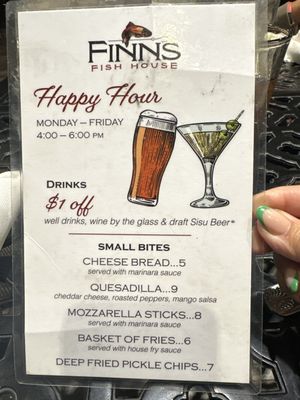 Menu photo 1 Finn's Fish House Seaside, OR Menu photo 1 Finn's Fish House Seaside, OR