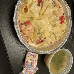 North Park Lounge - Shrimp pasta