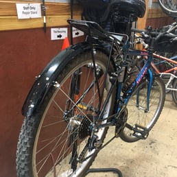 My bike in the evaluation area