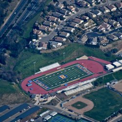 Benicia High School - As seen from our chopper