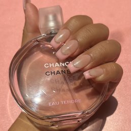 Pink French nails Pink French nails