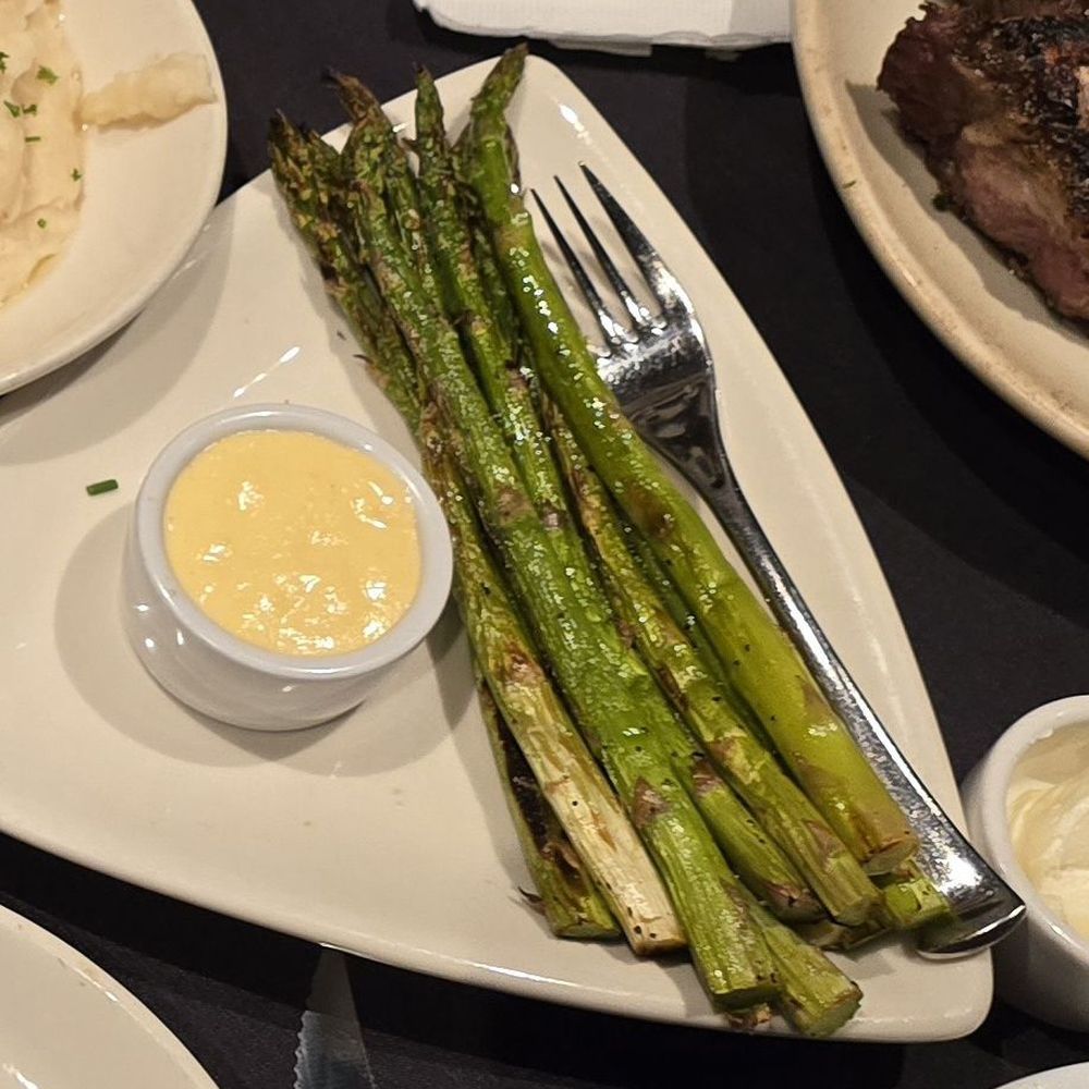 Cornelio’s Steak House - Asparagus was good, but they definitely needed to give you double for the cost. Everything is ala carte. - Steakhouses Near Me - Rancho Cucamonga, California