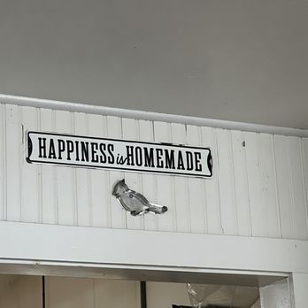Homemade Cafe - a sign on the wall above a doorway - Cafes Near Me - Pepin, Wisconsin