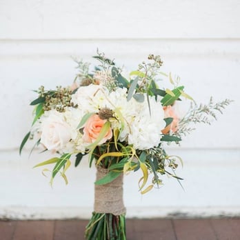 Flowers by Kim - My bridal bouquet! I showed her pictures of what I wanted and she put it together perfectly! - Florists Near Me - Paso Robles, California