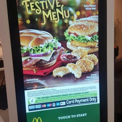 McDonald's - Maccy D's has had a refurb... you order at one of these touchscreen things now