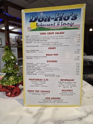 Menu photo 3 Don Ho's Restaurant & Lounge Hollins, VA