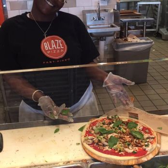 Blaze Pizza - Chelsea slaying pizza! - Salad Near Me - Williamsburg, Virginia
