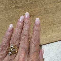 My ombré finished nails.