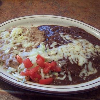 Adelitas Resturant - Chicken Mole with refried beans no rice. - Mexican Near Me - Santa Fe, New Mexico Adelitas Resturant - Chicken Mole with refried beans no rice. - Mexican Near Me - Santa Fe, New Mexico