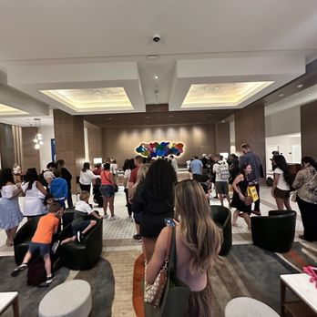 Hyatt Regency Times Square - Lobby Check In Line - Hotels Near Me - New York, New York