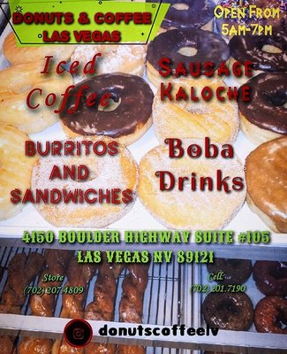 Menu photo 5 DonutsCoffee Las Vegas, NV