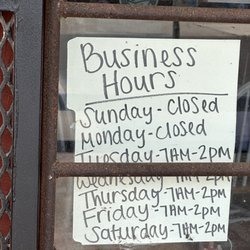 FILLIN STATION - Business Hours