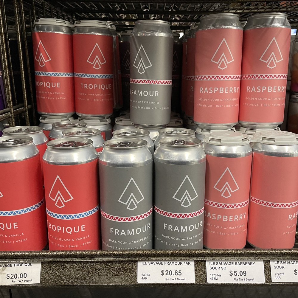 Stag's Head Liquor Store - Ile Sauvage beer cans - Beer, Wine & Spirits Near Me - Kamloops, British Columbia Stag's Head Liquor Store - Ile Sauvage beer cans - Beer, Wine & Spirits Near Me - Kamloops, British Columbia