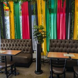 Taste of the Caribbean Long Beach - Decor is on brand and the perfect ambiance for the Caribbean spice and rich flavors on the menu.