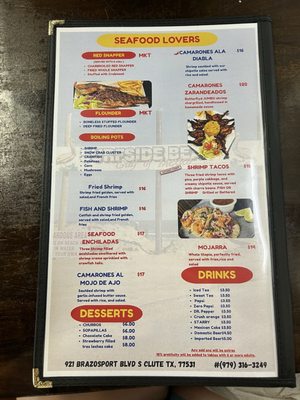 Menu photo 4 La Costa Clute, TX