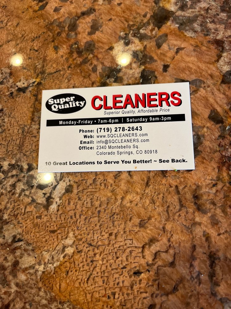 SUPER QUALITY CLEANERS Updated June 2024 21 Photos 3560 E Woodmen