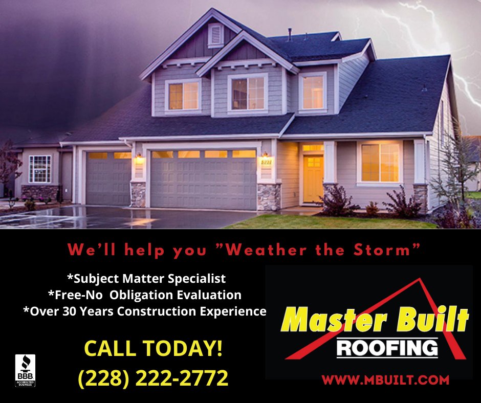 Slide of Master Built Roofing