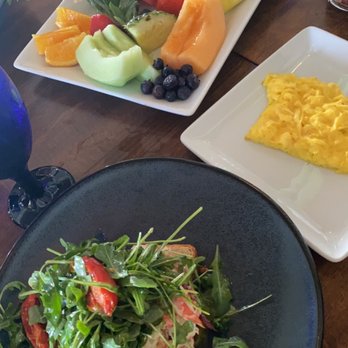 50 Ocean - Lobster Avocado Toast, fruit plate, side of scrambled eggs - Seafood Near Me - Delray Beach, Florida