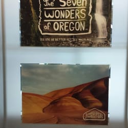 Portland International Airport Welcome Center - Wall display.