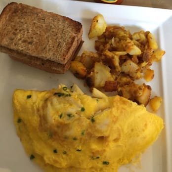 On The Way Cafe - Crab and goat cheese omelette - Breakfast & Brunch Near Me - Rye, New York On The Way Cafe - Crab and goat cheese omelette - Breakfast & Brunch Near Me - Rye, New York
