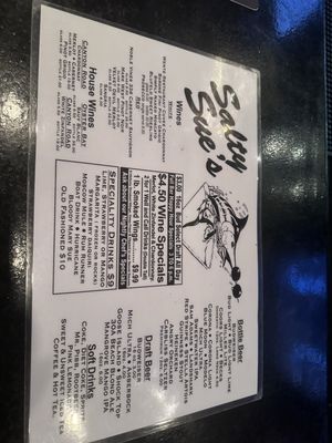 Menu photo 1 Salty Sue's Panama City Beach, FL Menu photo 1 Salty Sue's Panama City Beach, FL