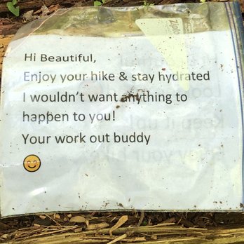 Fountainhead Regional Park - Note found on the trail! Like cute stuff like this. - Parks Near Me - Fairfax Station, Virginia Fountainhead Regional Park - Note found on the trail! Like cute stuff like this. - Parks Near Me - Fairfax Station, Virginia