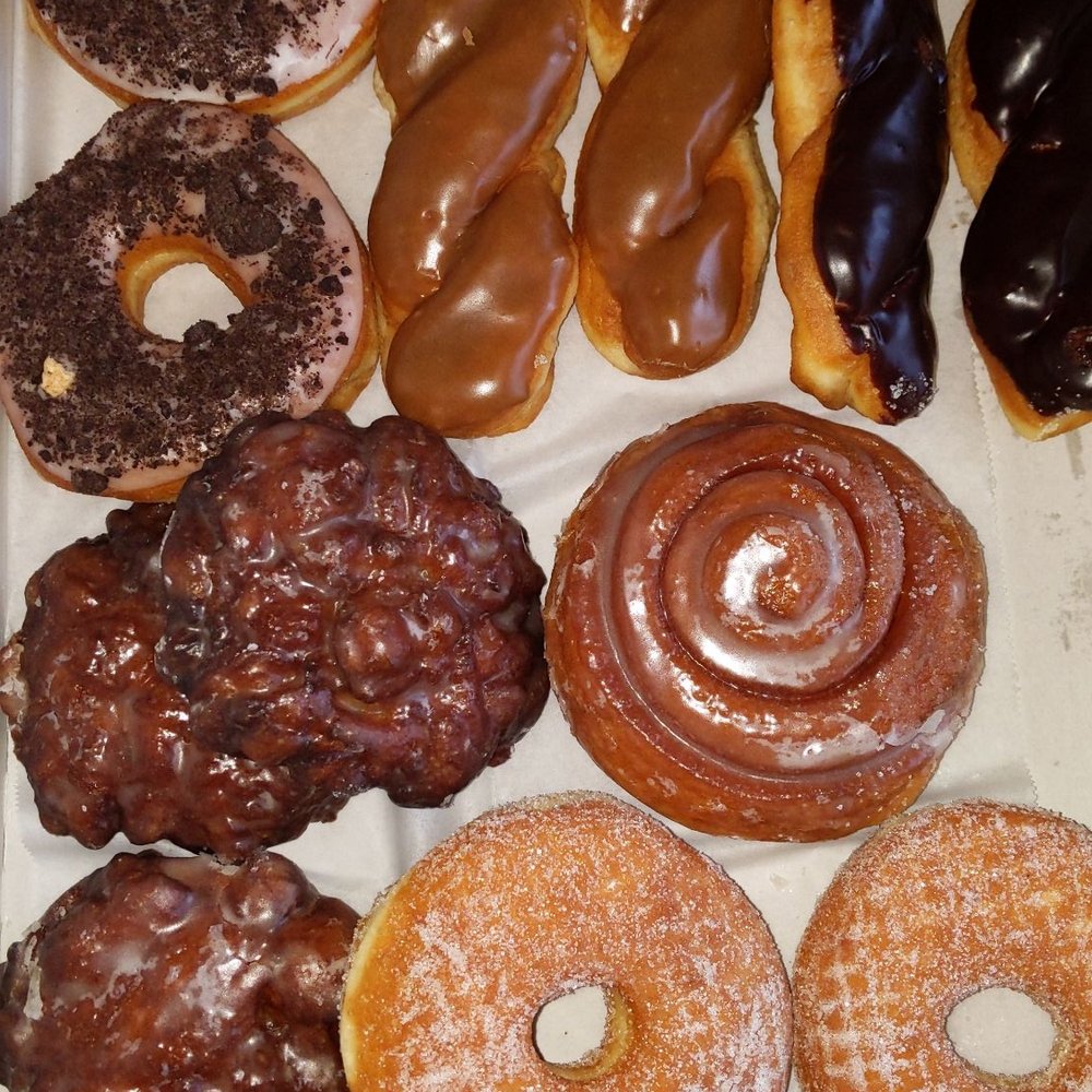 a variety of doughnuts a variety of doughnuts