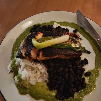 Fresco Cocina - Mole spiced salmon - Tacos Near Me - Carlsbad, California