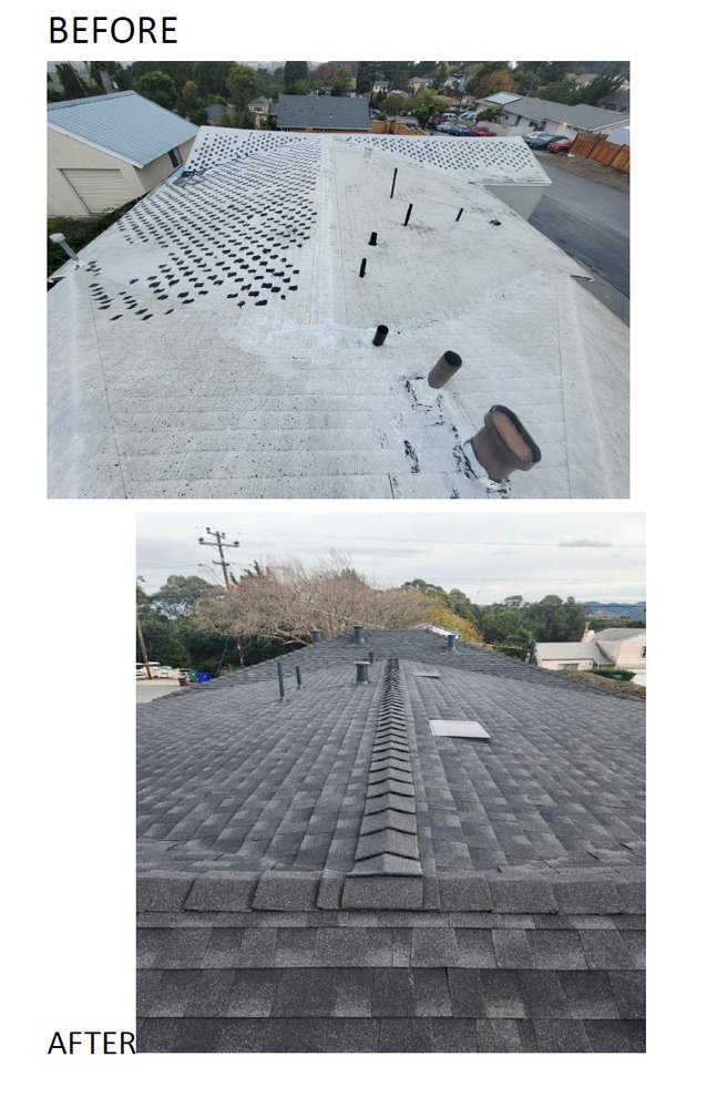 Slide of Maciel Roofing Construction