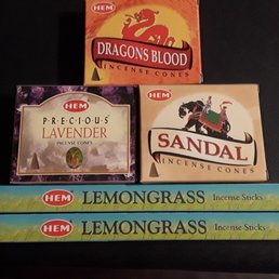 Reasonable prices on their incense! $1.29 for the cones, can't remember the price on the sticks.
