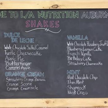 L/A Nutrition - Menu - Juice Bars & Smoothies Near Me - Auburn, Maine L/A Nutrition - Menu - Juice Bars & Smoothies Near Me - Auburn, Maine