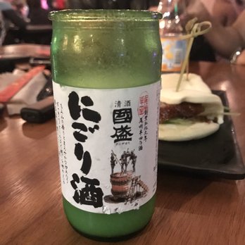 1-800-Lucky - Nigori in a glass cup! - Asian Fusion Near Me - Miami, Florida