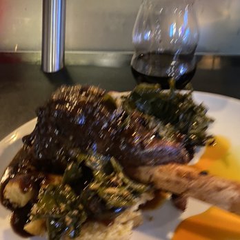 Forage Bistro & Lounge - Unreal Osso Bucco and red wine - New American Near Me - Driggs, Idaho Forage Bistro & Lounge - Unreal Osso Bucco and red wine - New American Near Me - Driggs, Idaho