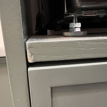 Dynasty Homes - Chipped edges of cabinets - General Contractors Near Me - Mesa, Arizona
