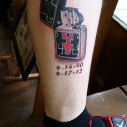 My memorial piece done by Evan.