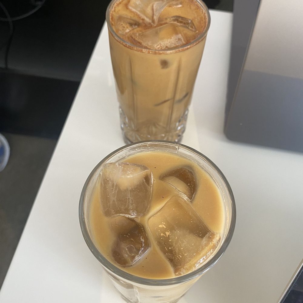 La Lucha Coffee Bar - Orange Vanilla Latte and Teddy Graham Latte - Coffee & Tea Near Me - San Francisco, California La Lucha Coffee Bar - Orange Vanilla Latte and Teddy Graham Latte - Coffee & Tea Near Me - San Francisco, California
