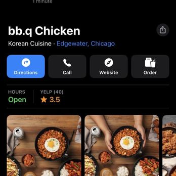 bb.q Chicken Edgewater Beach - Called him to ask for it and he acted like he didn't understand English - Chicken Wings Near Me - Chicago, Illinois