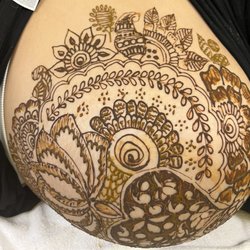 Sona Threading Salon - Pregnancy henna