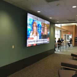 Chippewa Valley Technical College - Huge projector television in the commons