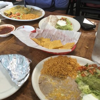 Coyote Rojo # 4 - Seafood enchiladas / sides - Mexican Near Me - Spring Hill, Florida