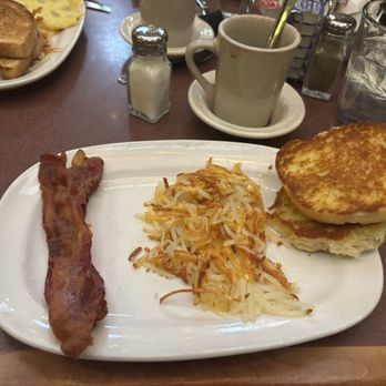 Firekeeper's Restaurant - Homemade biscuit, bacon, and hashbrowns. - American Near Me - Harris, Michigan Firekeeper's Restaurant - Homemade biscuit, bacon, and hashbrowns. - American Near Me - Harris, Michigan