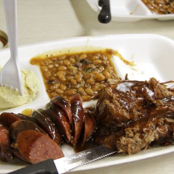 Hickory Hill Barbeque - 2 Meat Plate - brisket and sausage - Barbeque Near Me - Tyler, Texas Hickory Hill Barbeque - 2 Meat Plate - brisket and sausage - Barbeque Near Me - Tyler, Texas