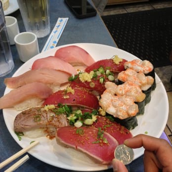 Saburo's - Quarter for size reference. HUGE!! - Japanese Near Me - Portland, Oregon Saburo's - Quarter for size reference. HUGE!! - Japanese Near Me - Portland, Oregon