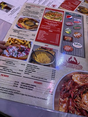 Menu photo 1 The Crab Station - El Paso El Paso, TX