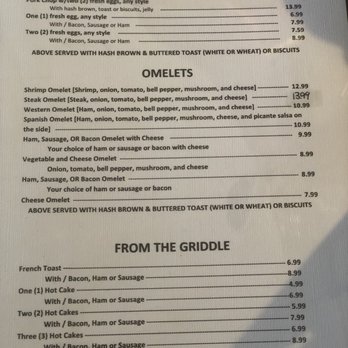 Kozy Kitchen - Breakfast Menu - Sushi Bars Near Me - San Angelo, Texas