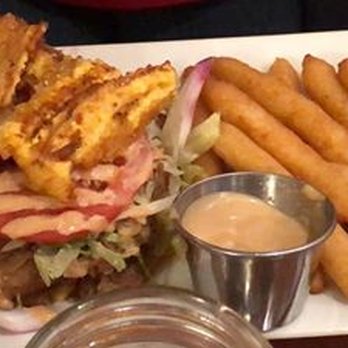 Cafe Con Leche - Jibarito and yuca fries.....excellent! - Coffee & Tea Near Me - Wappingers Falls, New York Cafe Con Leche - Jibarito and yuca fries.....excellent! - Coffee & Tea Near Me - Wappingers Falls, New York