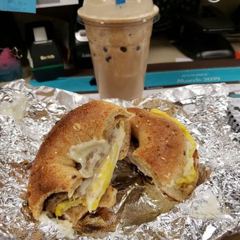 Pinji's Cafe - Milk tea and sausage egg and cheese breakfast sandwich. Soooooo good. - Cafes Near Me - Wilmington, Delaware Pinji's Cafe - Milk tea and sausage egg and cheese breakfast sandwich. Soooooo good. - Cafes Near Me - Wilmington, Delaware