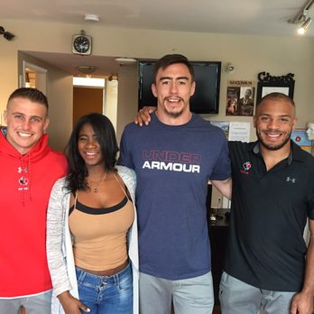 Maximus Hair Studio - Canadian National Rugby team at Maximus Barber Shop. - Barbers Near Me - Vancouver, British Columbia Maximus Hair Studio - Canadian National Rugby team at Maximus Barber Shop. - Barbers Near Me - Vancouver, British Columbia