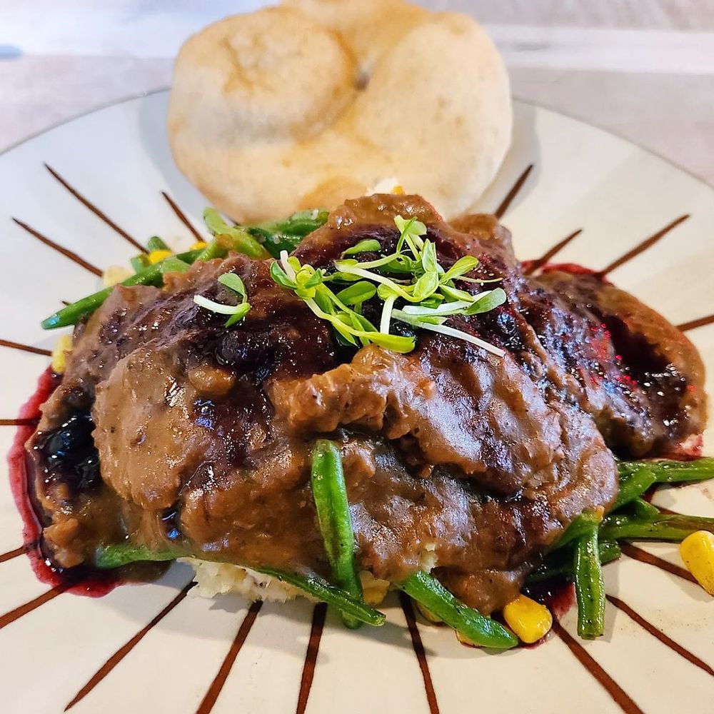 Feast Cafe Bistro - Slow-Roasted Rosemary Manitoba Bison - Canadian (New) Near Me - Winnipeg, Manitoba Feast Cafe Bistro - Slow-Roasted Rosemary Manitoba Bison - Canadian (New) Near Me - Winnipeg, Manitoba